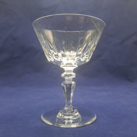 Vintage Val St Lambert Balmoral Crystal Champagne/Tall Sherbet Glass - Picture 9 of 9